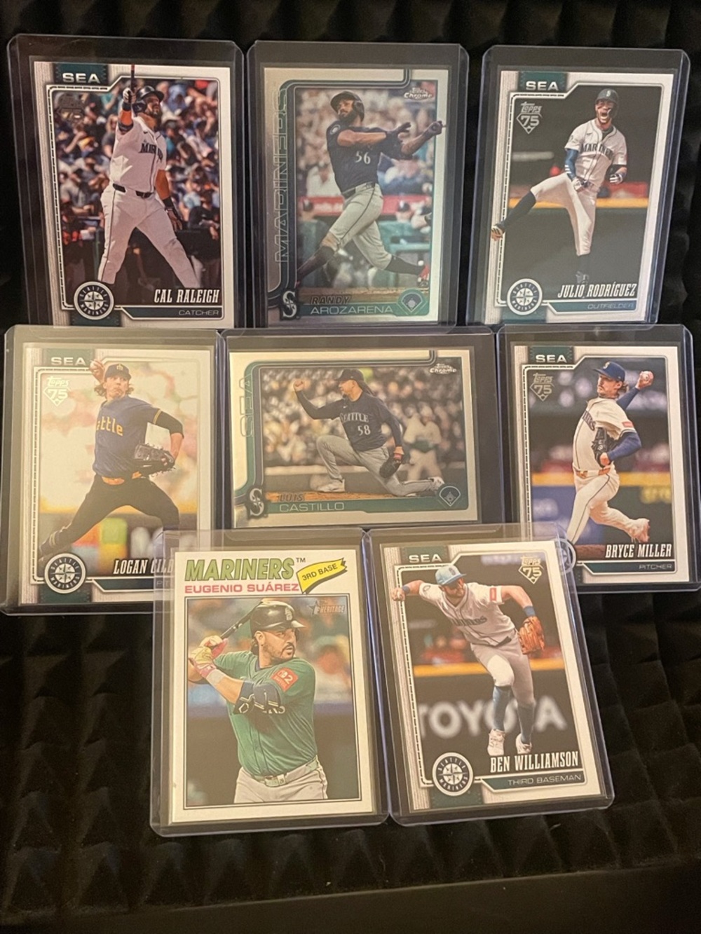 Julio Rodriguez 2026 Topps Baseball-75th Anniversary-Raleigh & Mariners Team Set